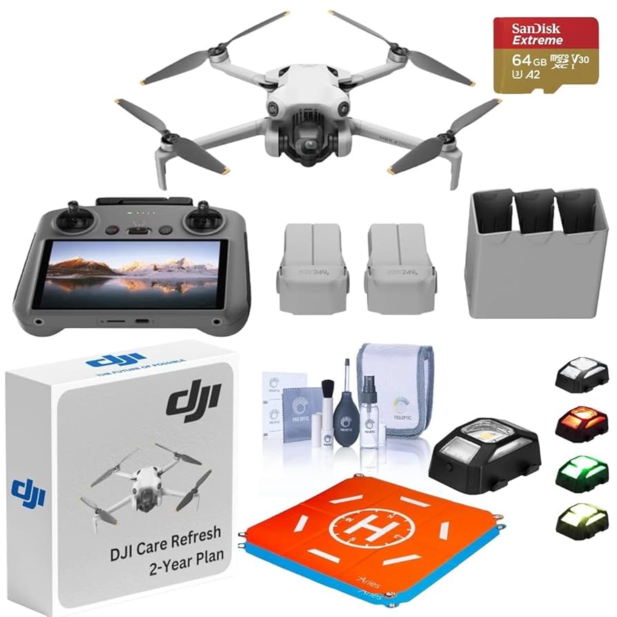 Amazon.com: DJI Mini 4 Pro Drone Fly More Combo, Bundle with
